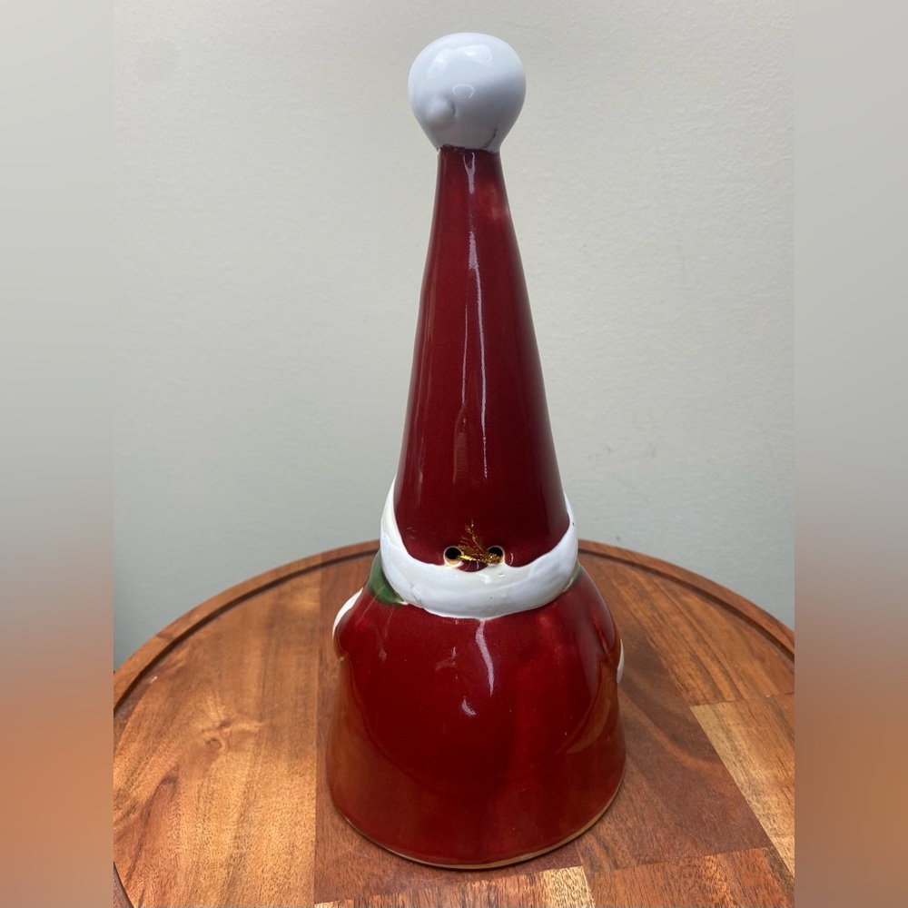 Vintage Christmas Porcelain Snowman Bell - Picture 6 of 8